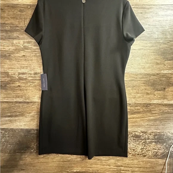 Tommy Hilfiger Black Mini Sheath Dress Short Sleeve - Picture 7 of 11
